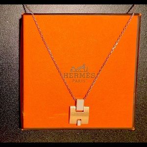 Hermès Eileen Pendant Necklace in 18K Rose Gold